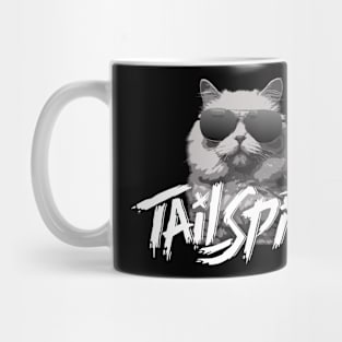 Tailspin Band Cat Graphic White Mug